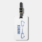 Étiquette À Bagage Escalade d'index Quickdraw (Devant Vertical)