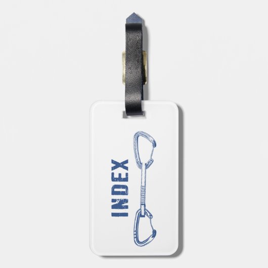 Étiquette À Bagage Escalade d'index Quickdraw (Dos Vertical)