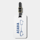 Étiquette À Bagage Escalade du Parc national Acadia (Devant Vertical)