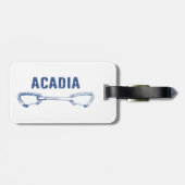 Étiquette À Bagage Escalade du Parc national Acadia (Dos horizontal)