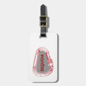 Étiquette À Bagage Escalade du parc national de Sequoia Carabiner (Devant Vertical)