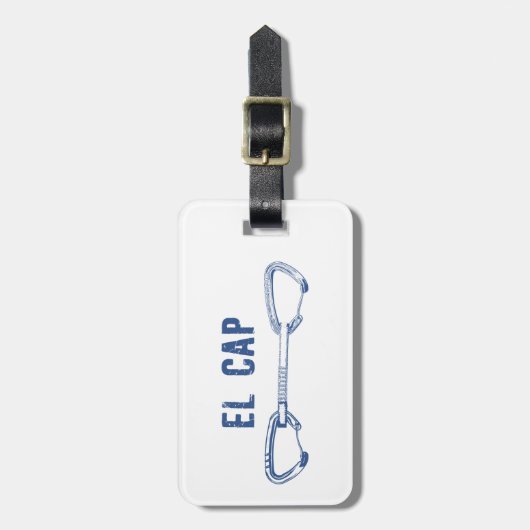 Étiquette À Bagage Escalade El Capitan (Devant Vertical)