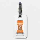 Étiquette À Bagage Escalade Est Ma Drogue (Dos Vertical)