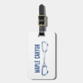 Étiquette À Bagage Escalade Maple Canyon (Devant Vertical)