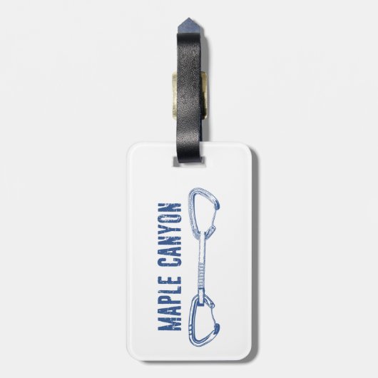 Étiquette À Bagage Escalade Maple Canyon (Dos Vertical)