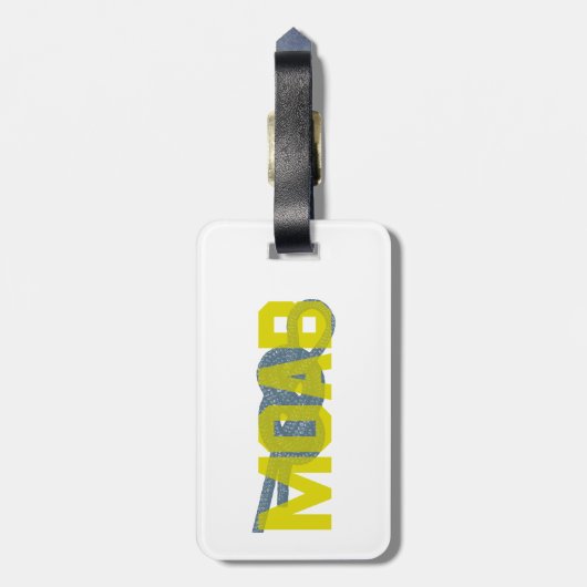 Étiquette À Bagage Escalade Moab Figure 8 (Dos Vertical)