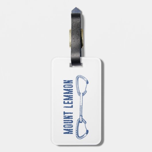 Étiquette À Bagage Escalade Mount Lemmon Quickdraw (Dos Vertical)