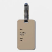 Étiquette À Bagage España (Dos Vertical)