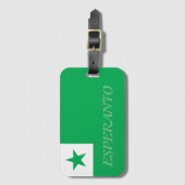 Étiquette À Bagage Espéranto (Devant Vertical)