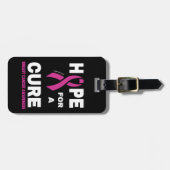Étiquette À Bagage Espoir d'une guérison...Cancer du sein (Devant horizontal)