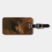 Étiquette À Bagage Esprit fait sur commande de cheval d'oeil (Devant horizontal)