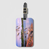 Étiquette À Bagage Essaim de moustiques, fjord de scandinavie, (Devant Vertical)