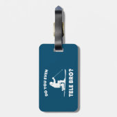 Étiquette À Bagage Est-Ce Que Vous Êtes Même Tele Bro ? (Dos Vertical)