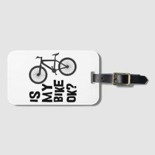 Étiquette À Bagage Est Mon Vélo OK Funny VTT