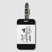 Étiquette À Bagage Et ainsi l'aventure commence (Devant Vertical)