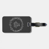 Étiquette À Bagage Et donc l'aventure commence - écriture manuscrite (Dos horizontal)