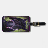 Étiquette À Bagage Étalon noir (Devant horizontal)