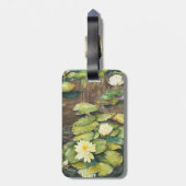 Étiquette À Bagage Étang de lis (Dos Vertical)