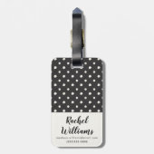 Étiquette À Bagage Étape simple une de signes (Dos Vertical)