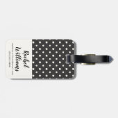 Étiquette À Bagage Étape simple une de signes (Dos horizontal)