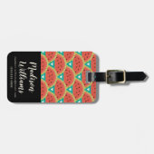 Étiquette À Bagage Étapes d'amusement au soleil (Devant horizontal)