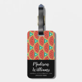 Étiquette À Bagage Étapes d'amusement au soleil (Dos Vertical)