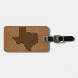 Étiquette À Bagage Etat rustique du Texas