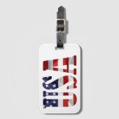 Étiquette À Bagage États-Unis (Devant Vertical)