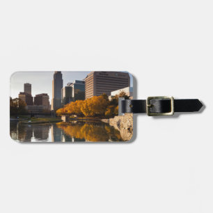 Étiquette À Bagage États-Unis, Nebraska, Omaha, Gene Leahy Mall, Skyl
