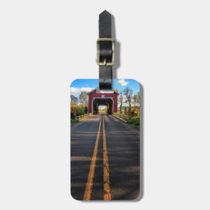 Étiquette À Bagage États-Unis, Oregon, Scio, pont Shimanek 2