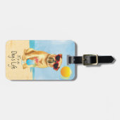 Étiquette À Bagage Été Bruxelles Griffon (Devant horizontal)