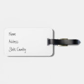 Étiquette À Bagage Été Bruxelles Griffon (Dos horizontal)