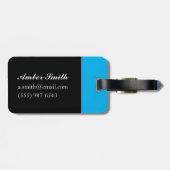 Étiquette À Bagage Été de passage de la Tamise (Dos horizontal)