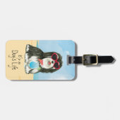 Étiquette À Bagage Été Havanese (Devant horizontal)