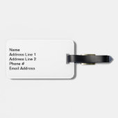 Étiquette À Bagage Éteins-toi de ma SUITCASE ! (Dos horizontal)