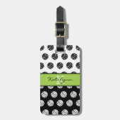 Étiquette À Bagage Étiquette à la mode de bagage de volleyball de (Devant Vertical)