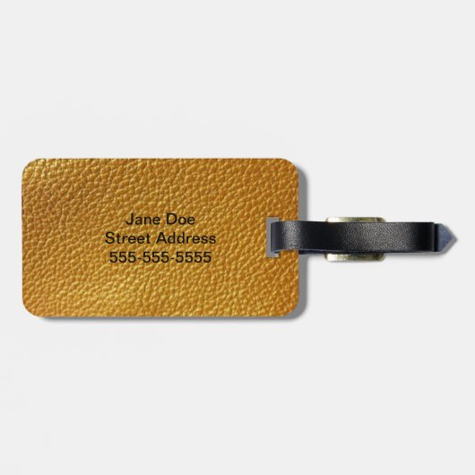 Étiquette À Bagage Étiquette acrylique de bagage de conception en (Dos horizontal)