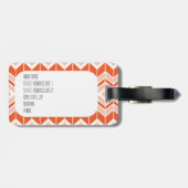 Étiquette À Bagage Étiquette animale de bagage de région boisée (Dos horizontal)