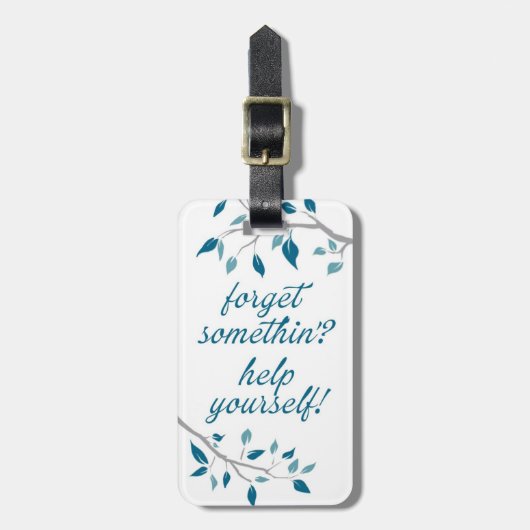 Étiquette À Bagage Étiquette Articles de toilette de la salle de bain (Devant Vertical)