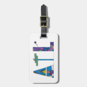 Étiquette À Bagage Étiquette | ATLANTA, GA (ATL) de bagage (Devant Vertical)