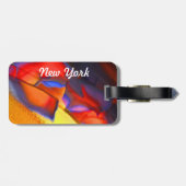 ÉTIQUETTE À BAGAGE ÉTIQUETTE AUDACIEUSE DE BAGAGE DE LA CONCEPTION (Dos horizontal)