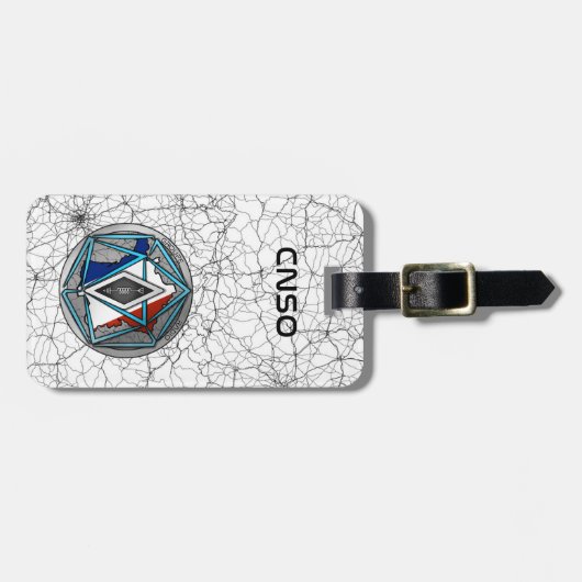 ÉTIQUETTE À BAGAGE ETIQUETTE BAGAGE RADIO (Devant horizontal)