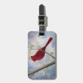 Étiquette À Bagage Étiquette bilatérale cardinale de bagage (Devant Vertical)