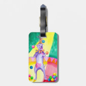 Étiquette À Bagage Étiquette canine de bagage de carnaval (Dos Vertical)