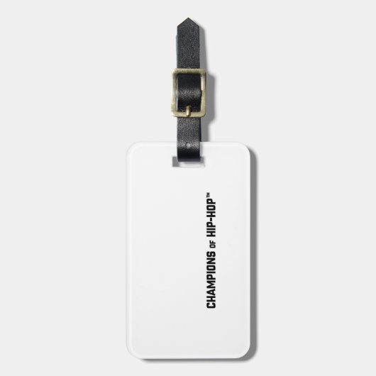 Étiquette À Bagage Étiquette CHAMPIONNAT DE Bagage HIP-HOP (Devant Vertical)