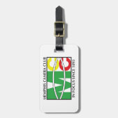Étiquette À Bagage Étiquette classique de logo de bagage avec le (Devant Vertical)
