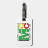 Étiquette À Bagage Étiquette classique de logo de bagage avec le (Dos Vertical)