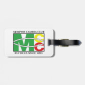 Étiquette À Bagage Étiquette classique de logo de bagage avec le (Dos horizontal)