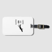 Étiquette À Bagage étiquette de bagage (Devant Horizontal)