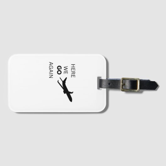 Étiquette À Bagage étiquette de bagage (Devant Horizontal)